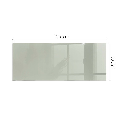 Plaque verre pour poêle rectangulaire Couleur Gris-vert