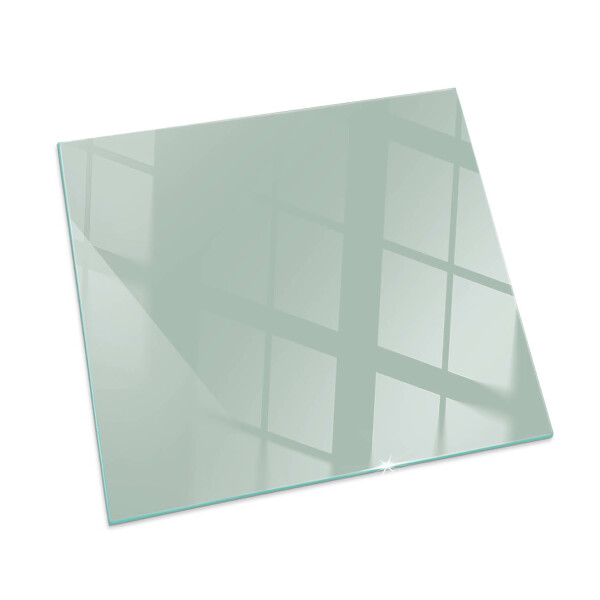 Plaque de sol en verre pour poêle rectangulaire Couleur vert clair