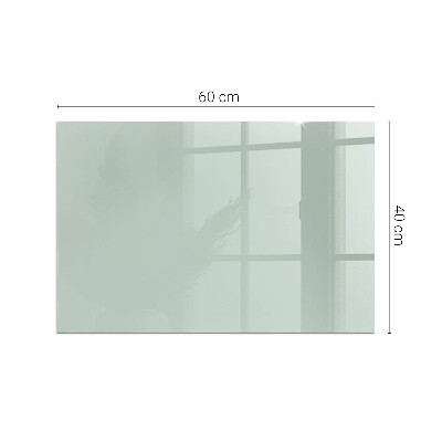 Plaque de sol en verre pour poêle rectangulaire Couleur vert clair