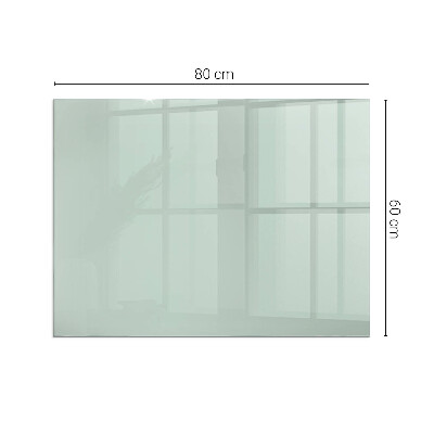 Plaque de sol en verre pour poêle rectangulaire Couleur vert clair