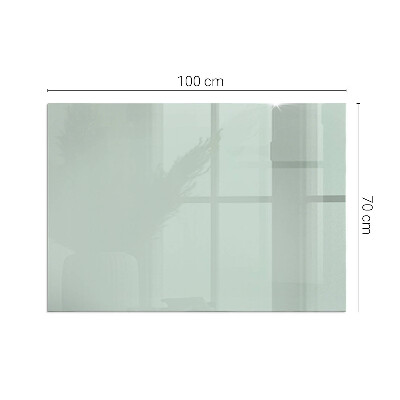Plaque de sol en verre pour poêle rectangulaire Couleur vert clair