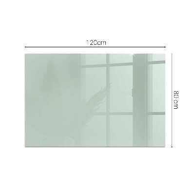 Plaque de sol en verre pour poêle rectangulaire Couleur vert clair
