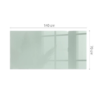 Plaque de sol en verre pour poêle rectangulaire Couleur vert clair