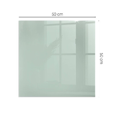 Plaque de sol en verre pour poêle rectangulaire Couleur vert clair