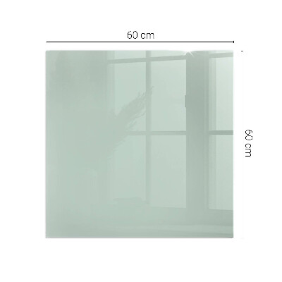 Plaque de sol en verre pour poêle rectangulaire Couleur vert clair