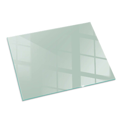 Plaque de sol en verre pour poêle rectangulaire Couleur vert clair