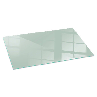 Plaque de sol en verre pour poêle rectangulaire Couleur vert clair