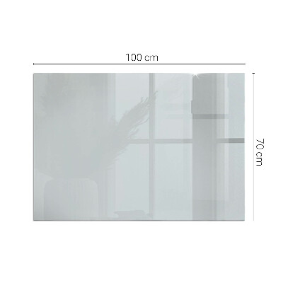 Plaque verre pour poêle rectangulaire Couleur Gris