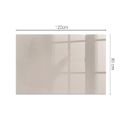 Plaque verre pour poêle rectangulaire Couleur marron clair
