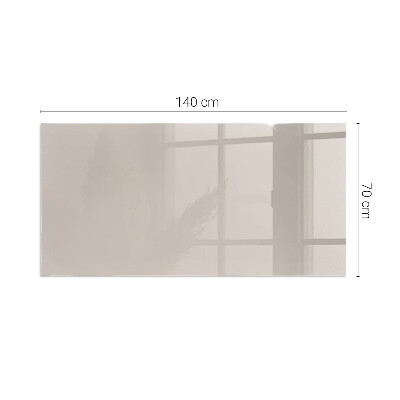 Plaque verre pour poêle rectangulaire Couleur marron clair