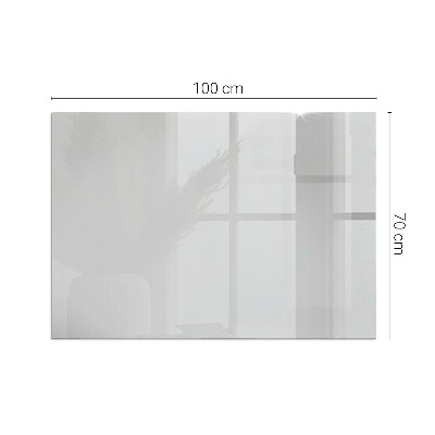 Plaque verre pour poêle rectangulaire Couleur Gris