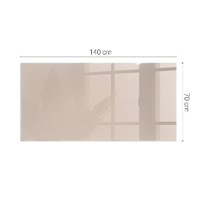 Plaque de sol en verre pour poêle rectangulaire Couleur marron clair