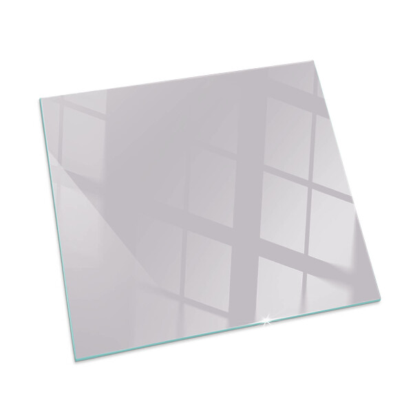 Plaque verre pour poêle rectangulaire Couleur violet clair