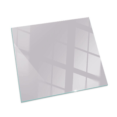 Plaque verre pour poêle rectangulaire Couleur violet clair