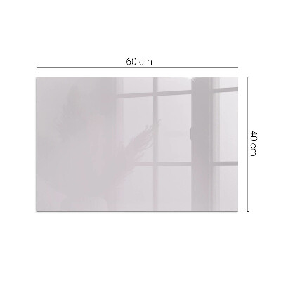 Plaque verre pour poêle rectangulaire Couleur violet clair
