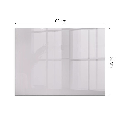 Plaque verre pour poêle rectangulaire Couleur violet clair