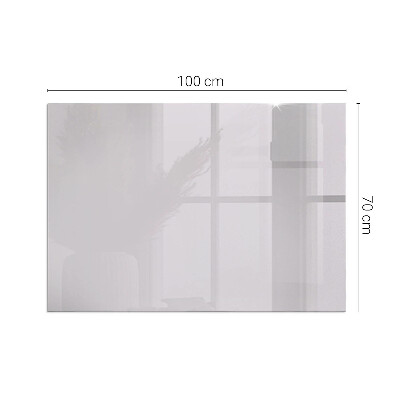 Plaque verre pour poêle rectangulaire Couleur violet clair
