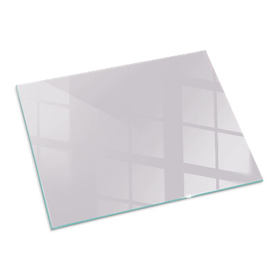 Plaque verre pour poêle rectangulaire Couleur violet clair
