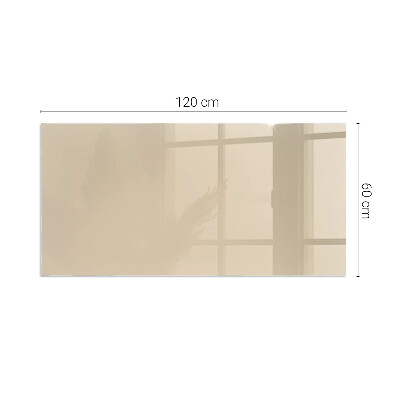 Plaque de sol en verre pour poêle rectangulaire Couleur Beige