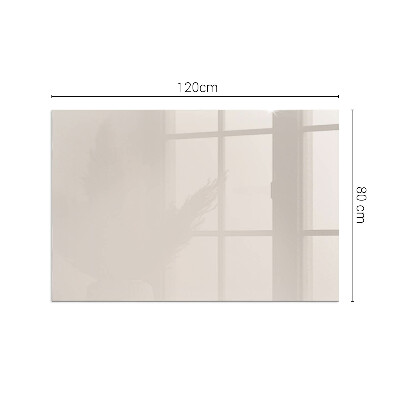 Plaque de sol en verre pour poêle rectangulaire Couleur rose pâle