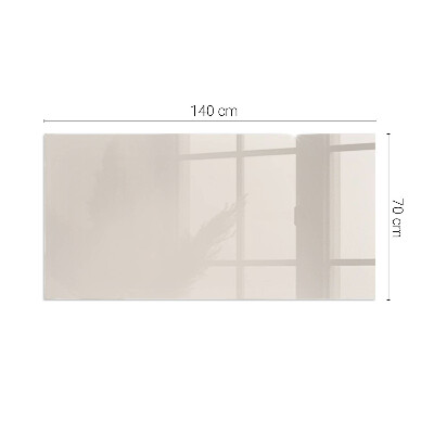 Plaque de sol en verre pour poêle rectangulaire Couleur rose pâle