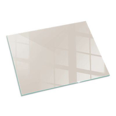 Plaque de sol en verre pour poêle rectangulaire Couleur rose pâle