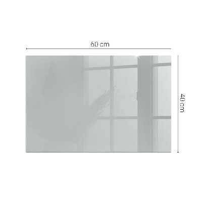 Plaque verre pour poêle rectangulaire Couleur Gris clair