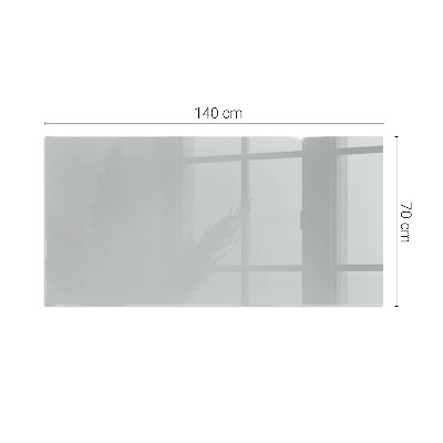 Plaque verre pour poêle rectangulaire Couleur Gris clair