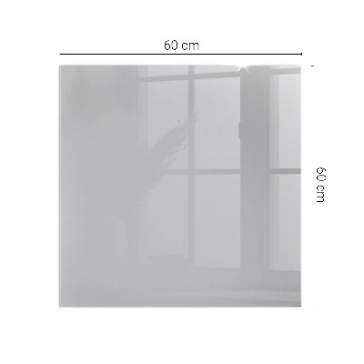 Plaque verre pour poêle rectangulaire Couleur Gris clair