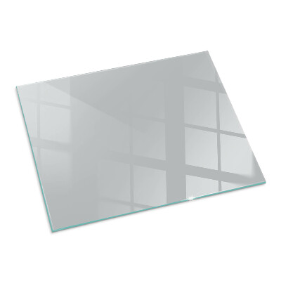 Plaque verre pour poêle rectangulaire Couleur Gris clair