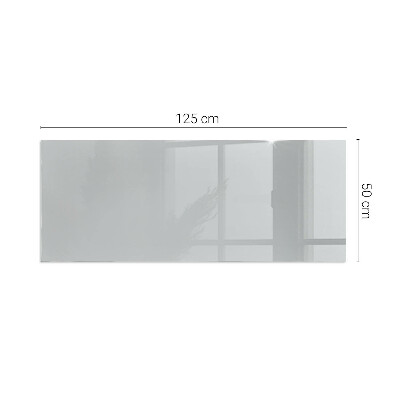 Plaque verre pour poêle rectangulaire Couleur Gris clair
