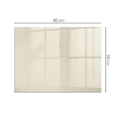 Plaque de sol en verre pour poêle rectangulaire Couleur Beige