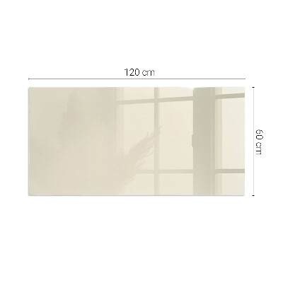 Plaque de sol en verre pour poêle rectangulaire Couleur Beige