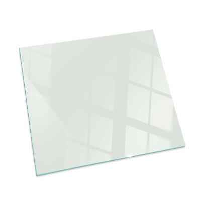 Plaque de sol en verre pour poêle rectangulaire Couleur Ivoire