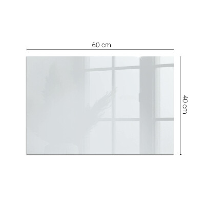 Plaque verre pour poêle rectangulaire Couleur Gris clair