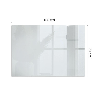 Plaque verre pour poêle rectangulaire Couleur Gris clair