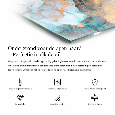 Verre sous poêle à bois hexagonale Géométrie en trois dimensions