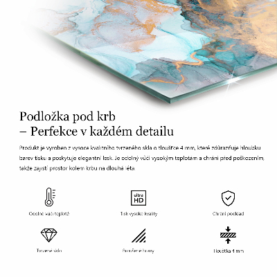 Verre sous poêle à bois hexagonale Géométrie en trois dimensions