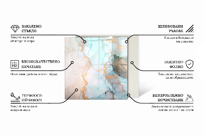 Verre sous poêle à bois hexagonale accents de marbre aux veinures délicates