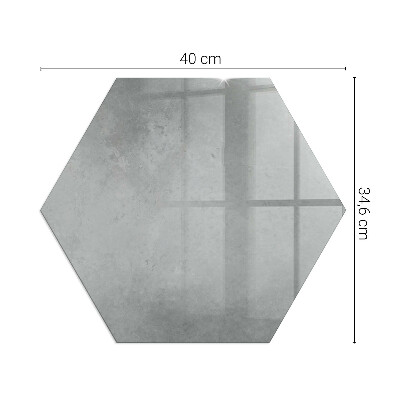 Plaque de sol en verre pour poêle hexagonale Structure en béton avec effet