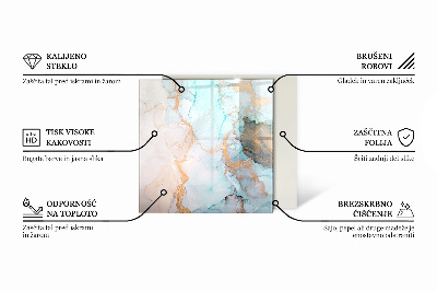 Plaque de sol en verre pour poêle hexagonale Structure en béton avec effet