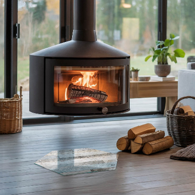 Plaque de sol en verre pour poêle hexagonale Couleurs du plateau dans différentes nuances