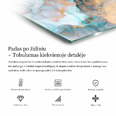 Plaque de sol en verre pour poêle hexagonale Motifs polygonaux sur le web