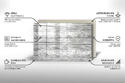 Dessous de bougie Vieille planche de bois