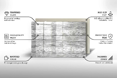 Dessous de bougie Vieille planche de bois