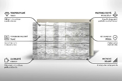 Dessous de bougie Vieille planche de bois