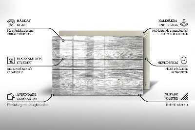 Dessous de bougie Vieille planche de bois