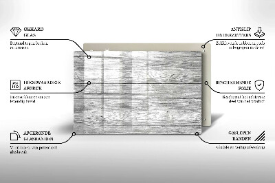 Dessous de bougie Vieille planche de bois