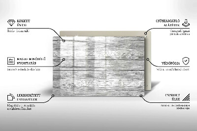 Dessous de bougie Vieille planche de bois