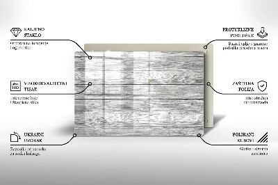 Dessous de bougie Vieille planche de bois